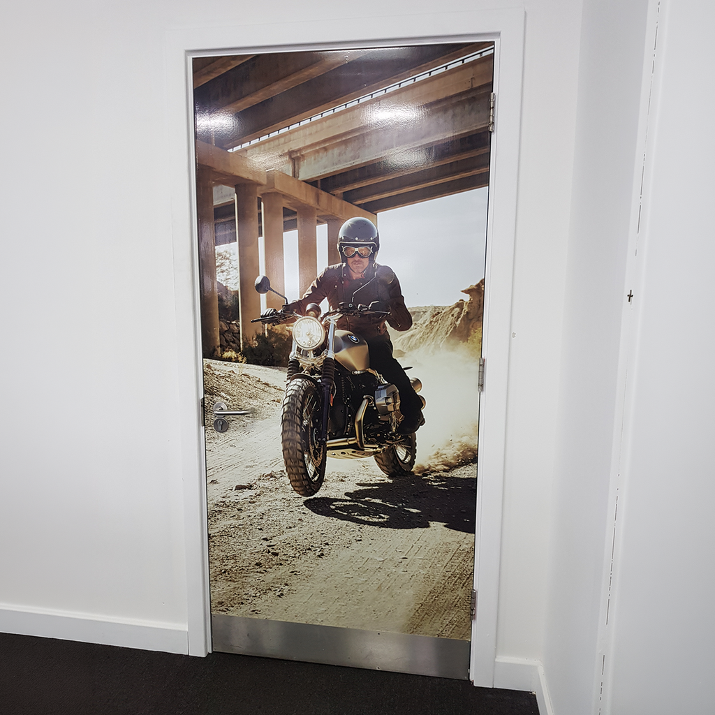 Custom Printed Door Wraps