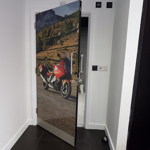 Custom Printed Door Wraps